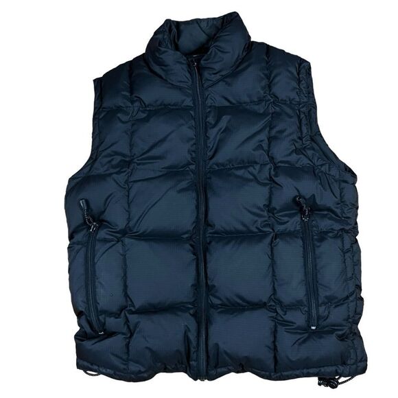 Vintage Gap Rip Stop Gorpcore Down Puffer Vest womens L - Picture 1 of 6